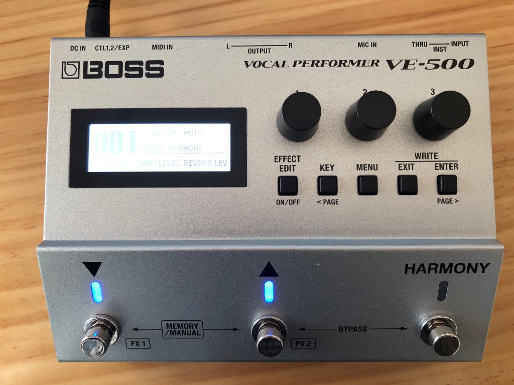 Processeur vocal Boss VE-500
